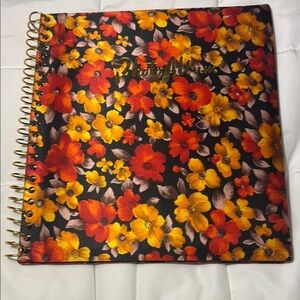 Vintage Floral Spiral Photo Album/ Notebook